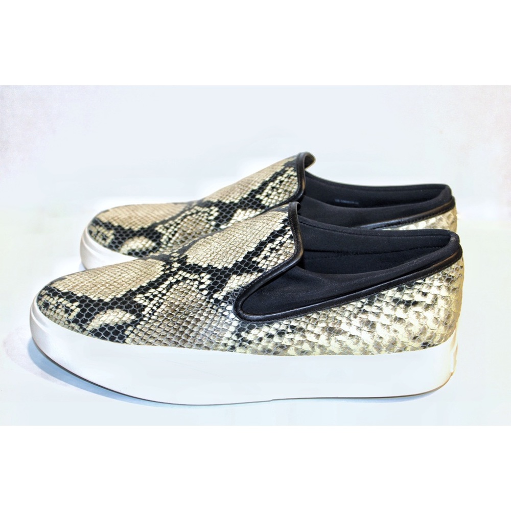 NEW - Via Spiga Snakeskin Yvonne Slip Ons